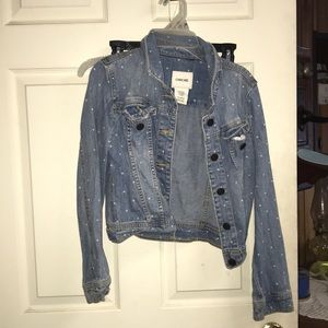 Polka Dotten Cherokee Jean Jacket